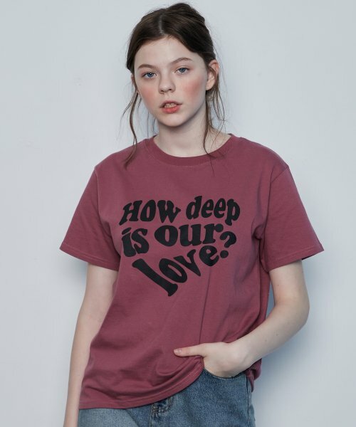 LUVISTRUE - IN LOVE TEE(PINK)