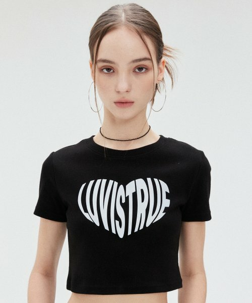 LUVISTRUE - SU REFLECT TEE(BLACK)