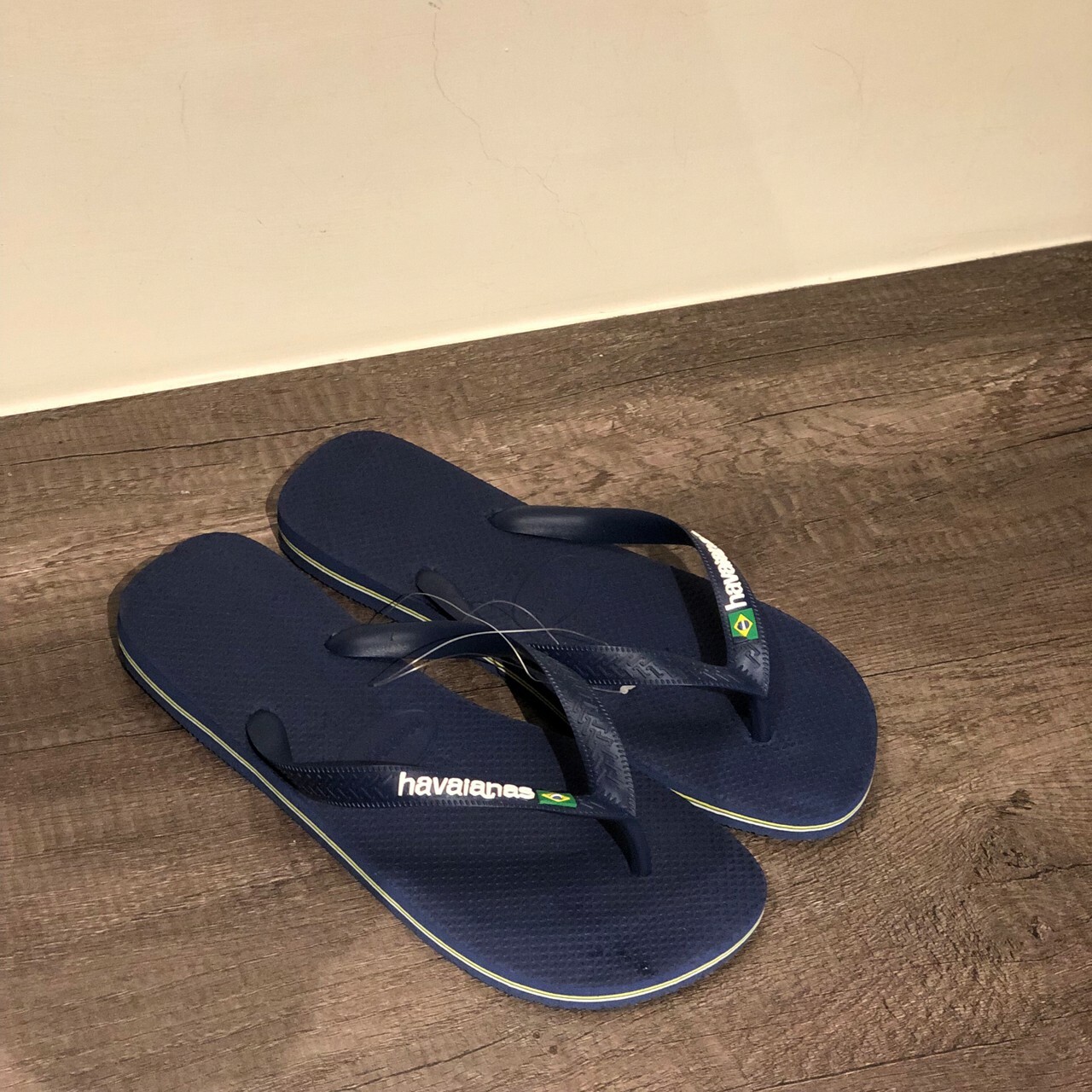 Havaianas Brasil 哈瓦仕 深藍 拖鞋 男款 女款 4110850-0555