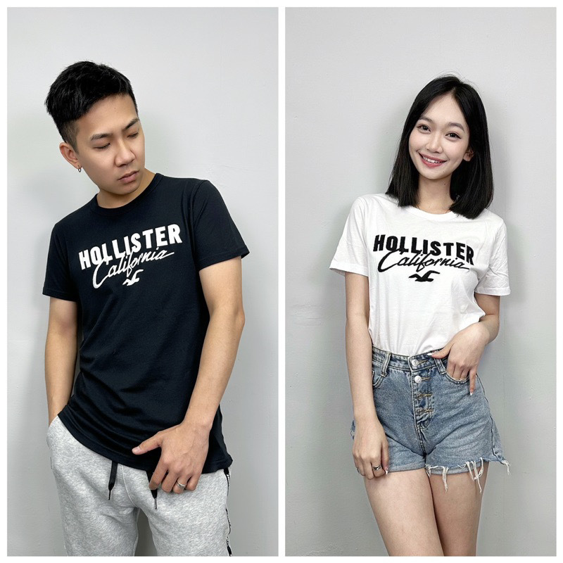 Hollister 海鷗 電繡貼布字母 短袖T恤 短t