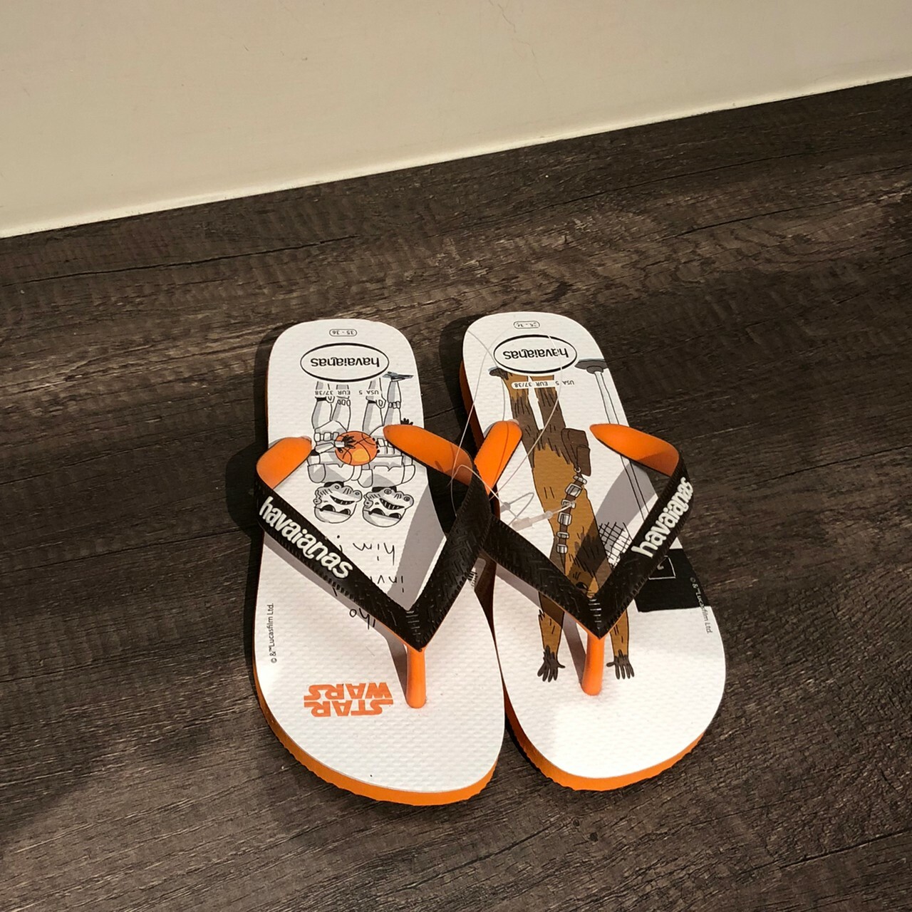 Havaianas 哈瓦仕 拖鞋 男鞋 女鞋 夾腳拖鞋 巴西 Star Wars 白 4135185-5735U