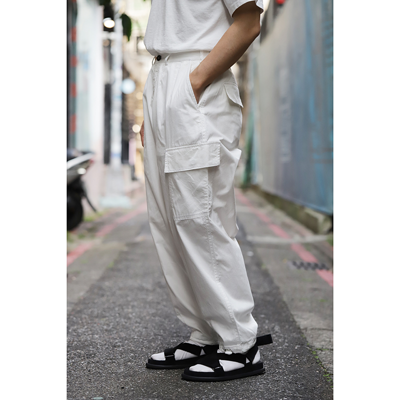 [NOTHING WRITTEN] Bas loose trousers (Cream) ☆送料込☆ original.jpg?1679409002