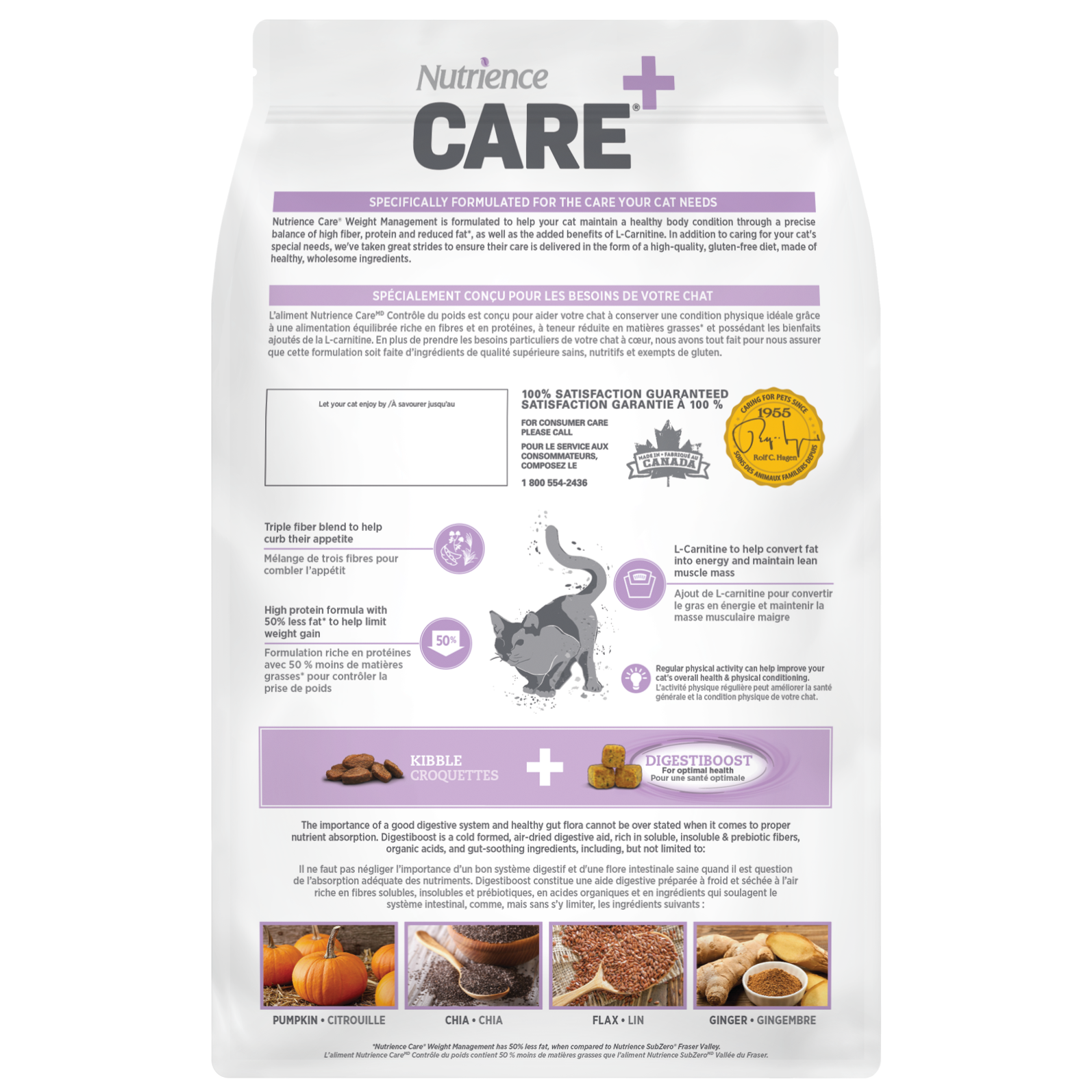 Nutrience – Care 無穀物 體重管理 貓糧 Weight Management 5lb