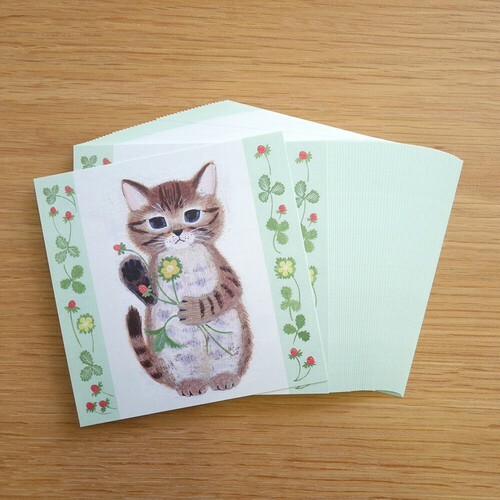 小貓 插畫便條紙｜日本 4legs