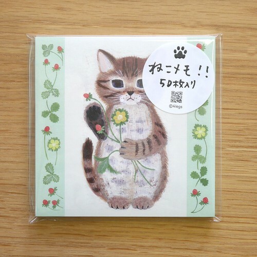 小貓 插畫便條紙｜日本 4legs