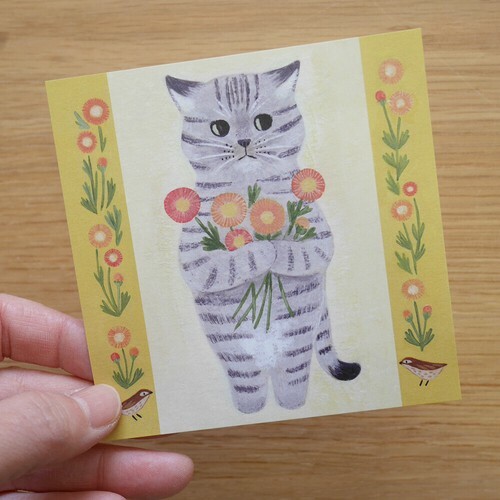 薩巴特拉貓 插畫便條紙｜日本 4legs