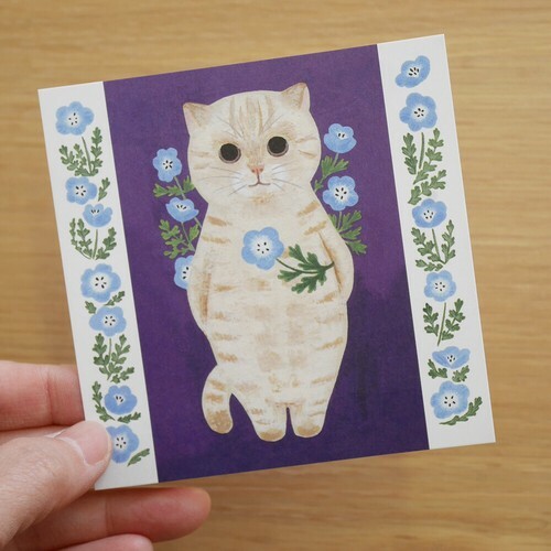奶油貓 插畫便條紙｜日本 4legs