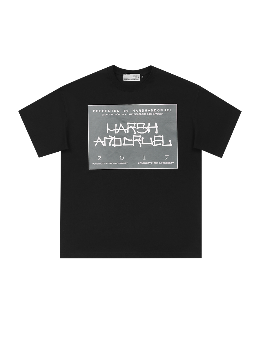 Harsh and Cruel 23SS 塗鴉手寫字體短袖 HM231020122