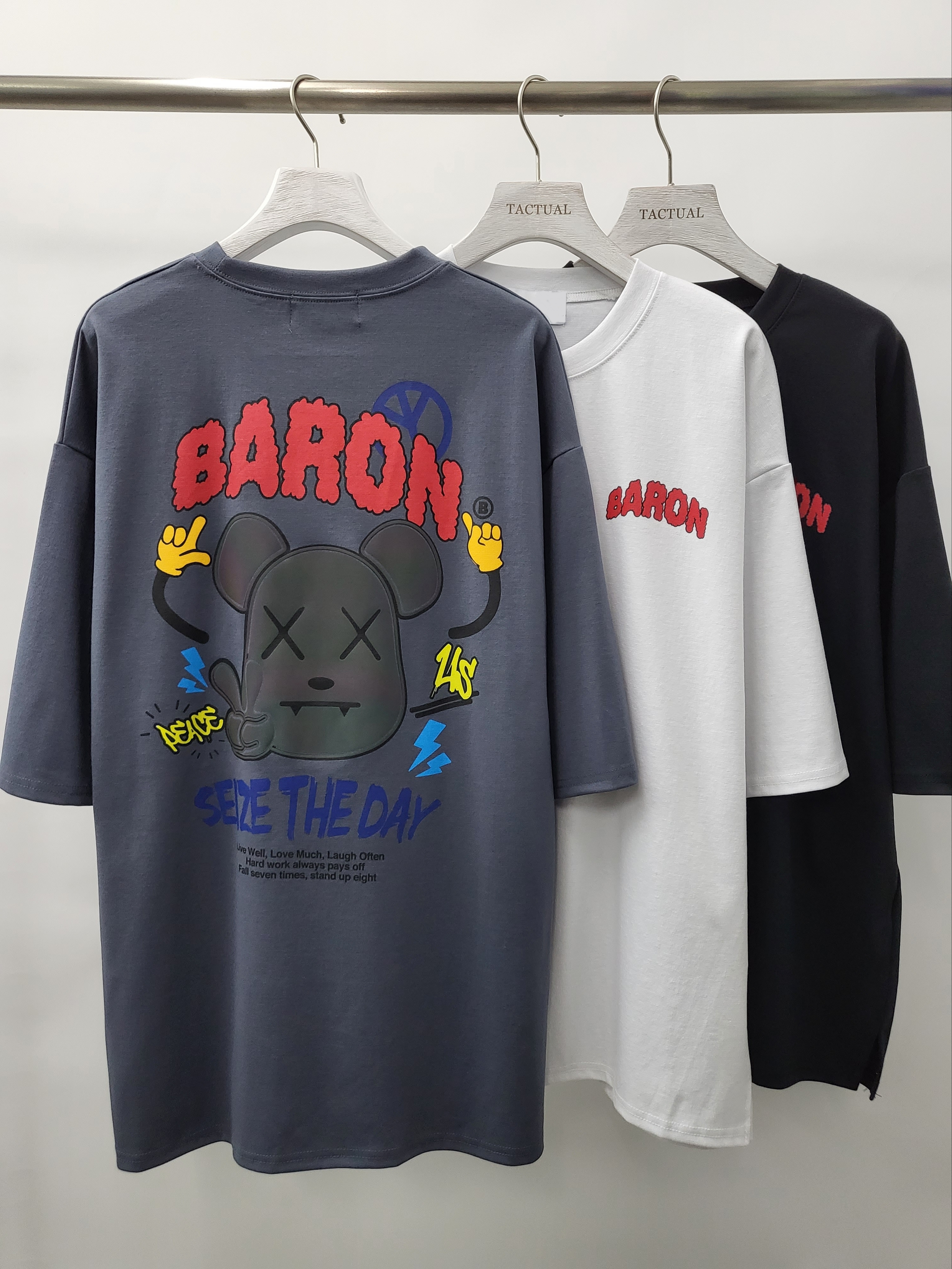 3M反光卡通圖案短袖Tee T4589