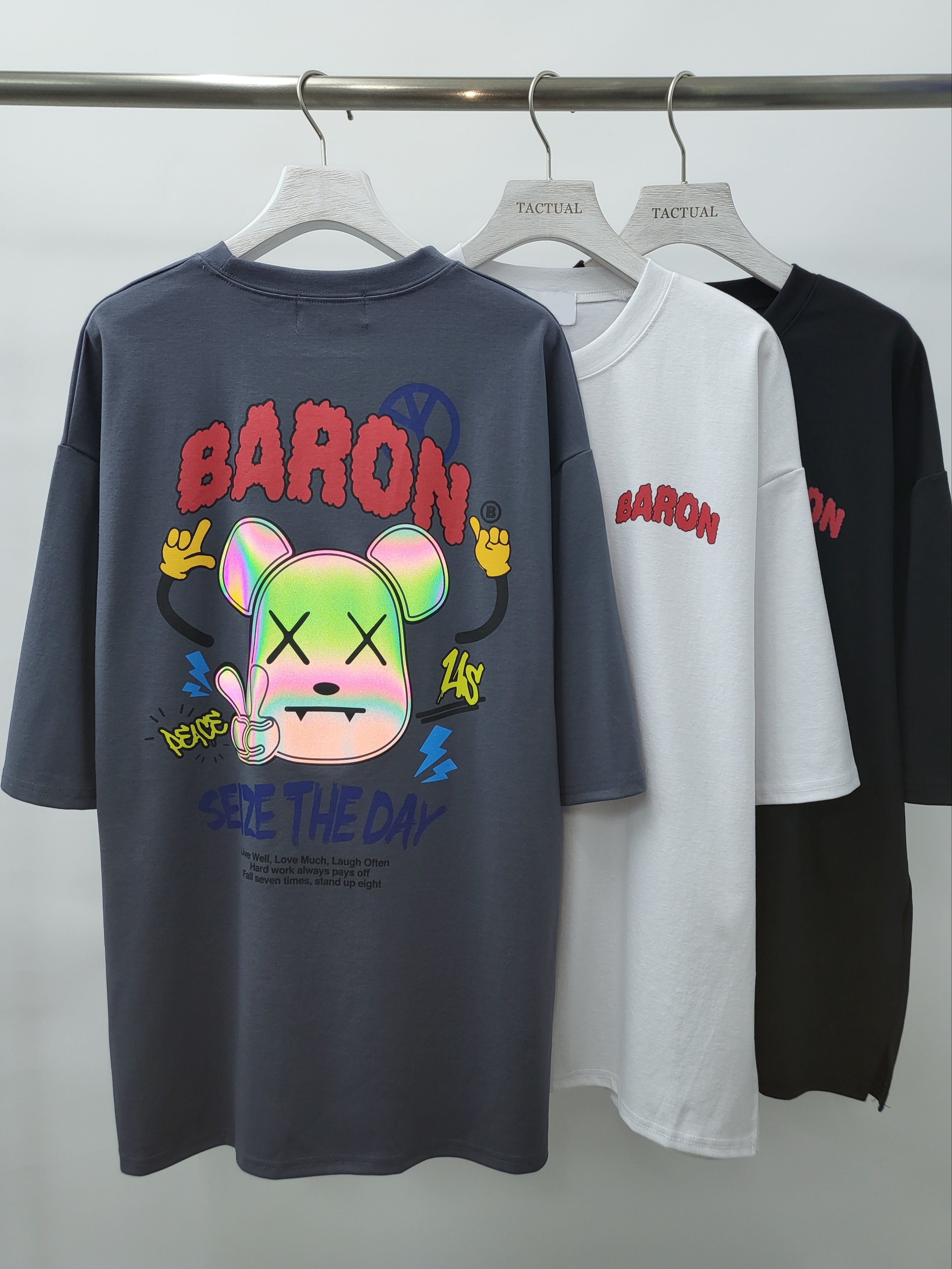 3M反光卡通圖案短袖Tee T4589