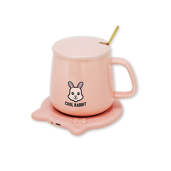 Korea JK Smart Constant Temperature USB Warm Milk Insulation Coaster Office Home Desktop Insulation Cup Mirror Heating Pad (J0867)