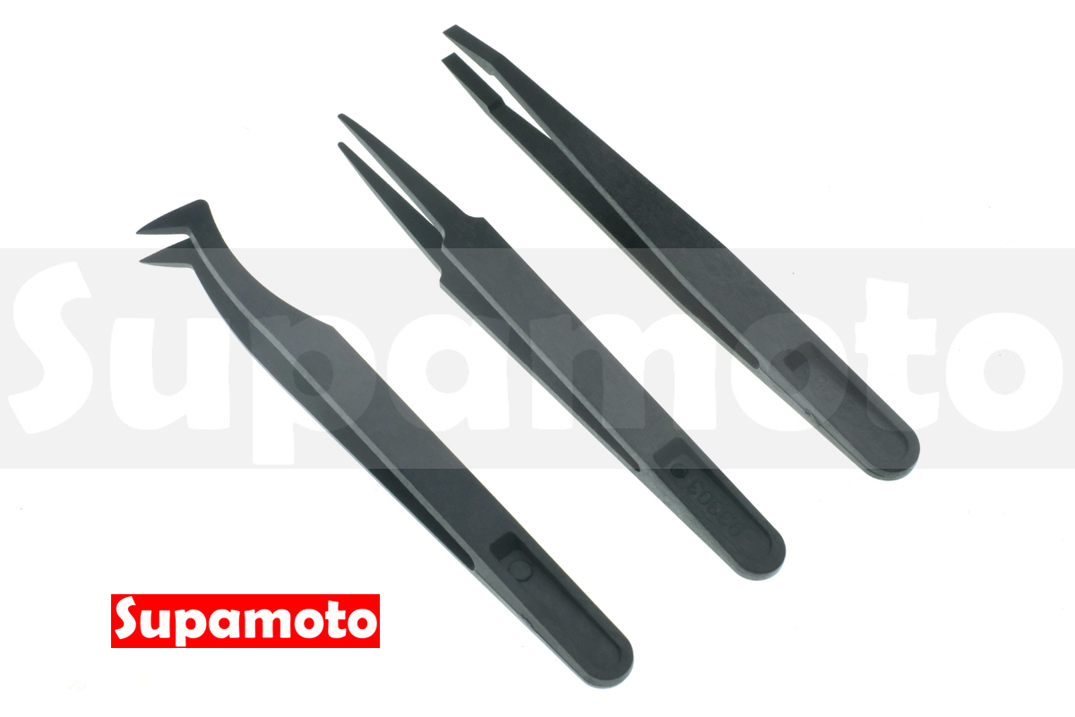 -Supamoto- 碳纖維 鑷子 塑膠 塑料 平頭 圓頭 尖頭 彎頭 尖嘴鑷子 貼膜 縫隙 工具 TPU 改色