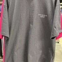 [S] ADLV BASIC LOGO SEASON2 SHORT SLEEVE T-SHIRT,CHARCOAL, ADLV23SS-SSLBSN-CHA [FINAL SALE] (SAV158)