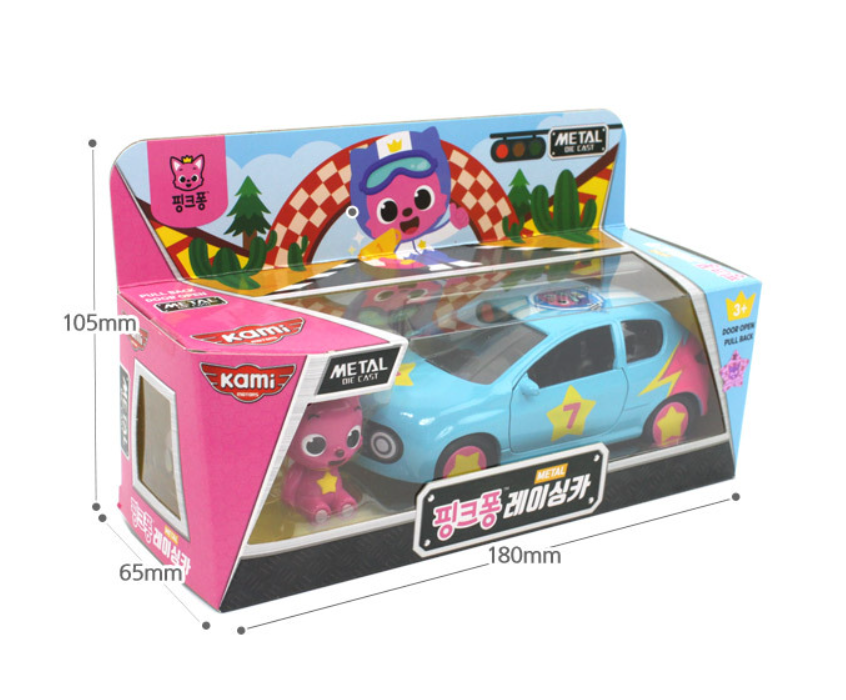 Pinkfong 合金玩具車-顏色隨機
