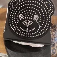 [S] MOSCHINO PVC POOL SLIDES STUDS LEATHER,BLACK, 71882MK001 (SM442)