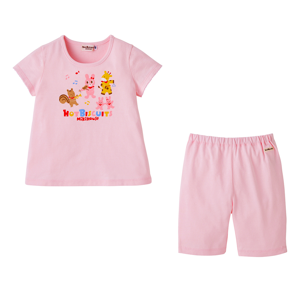 HB 兔子短袖睡衣粉紅色