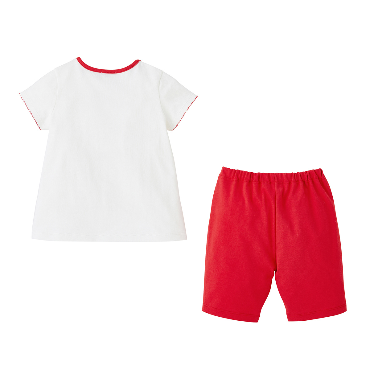 HB 兔子短袖睡衣紅色