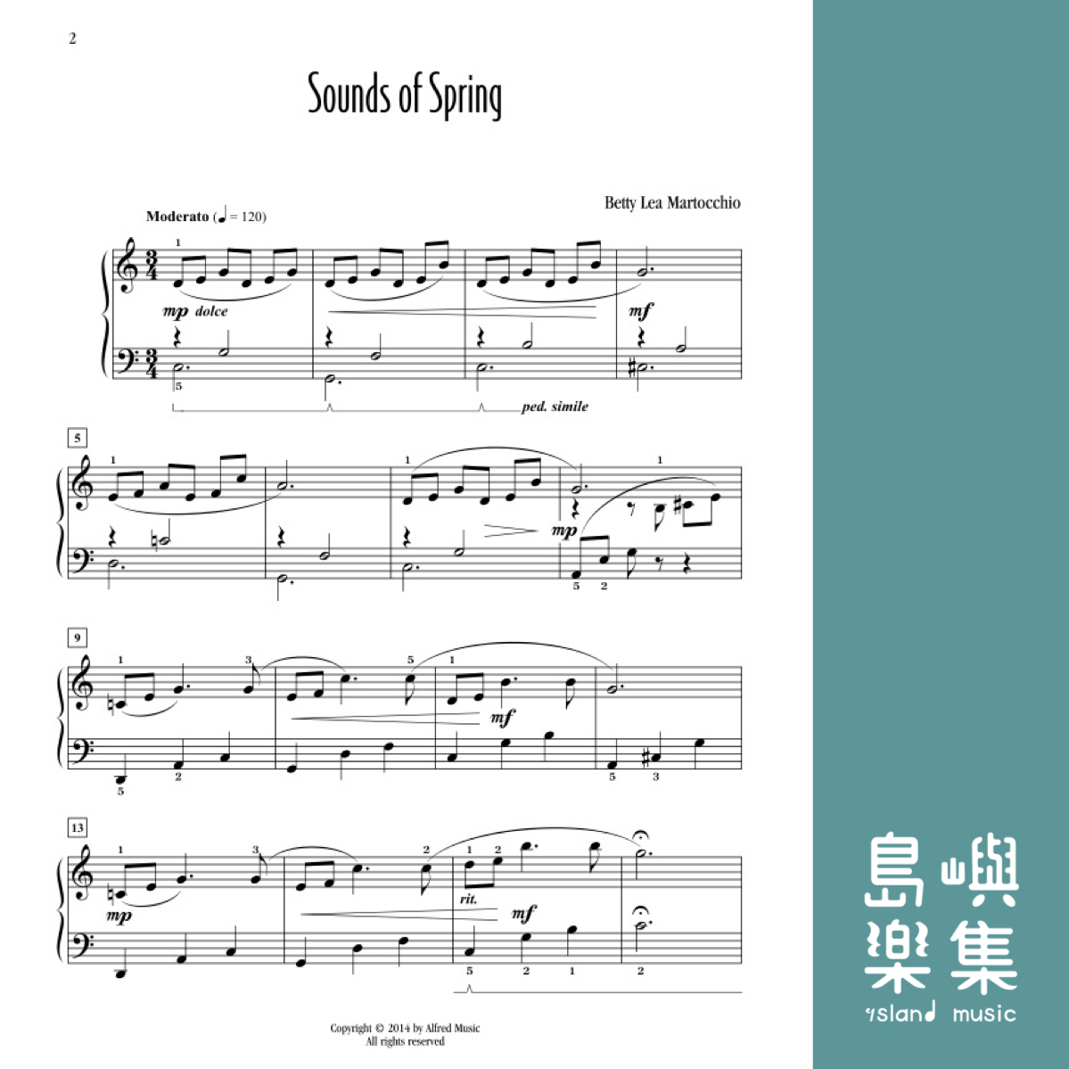 SOUNDS OF SPRING (Piano Solo)