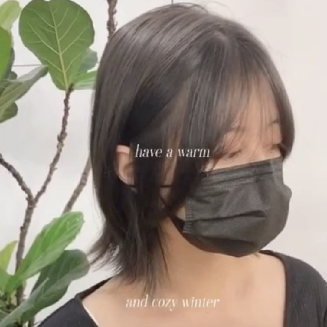 Abby女生短髮作品-外翹短髮