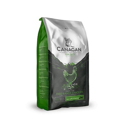 Canagan 無穀物走地雞配方 (綠色) 貓糧1.5kg/4kg