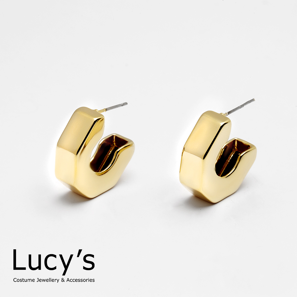 螺帽 耳環 (二色) (100704/100705)