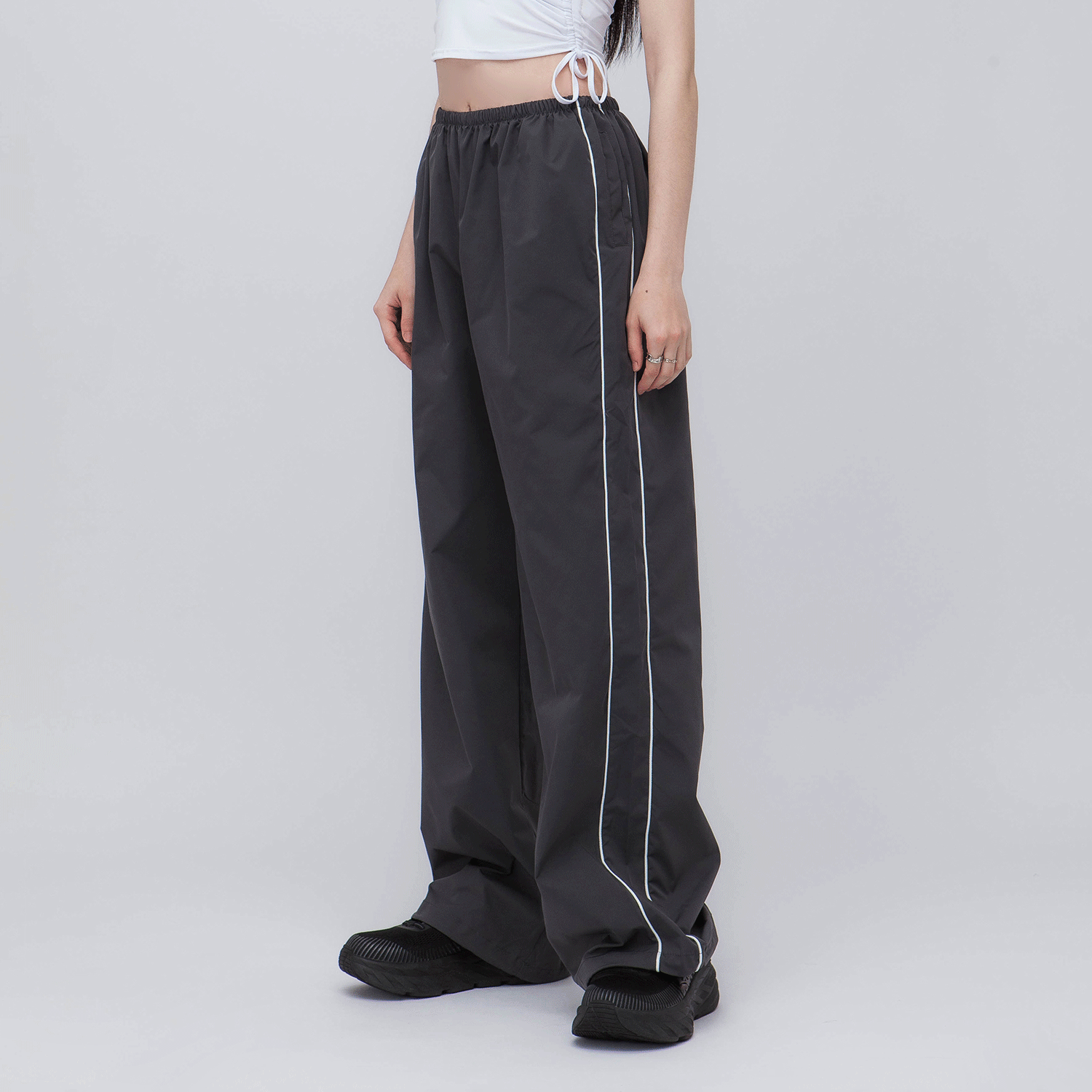 運動休閒鬆緊長褲