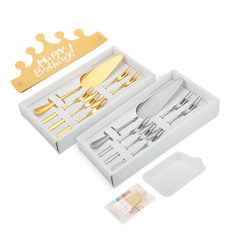 輕奢北歐風蛋糕刀叉派對套裝組合EGP3