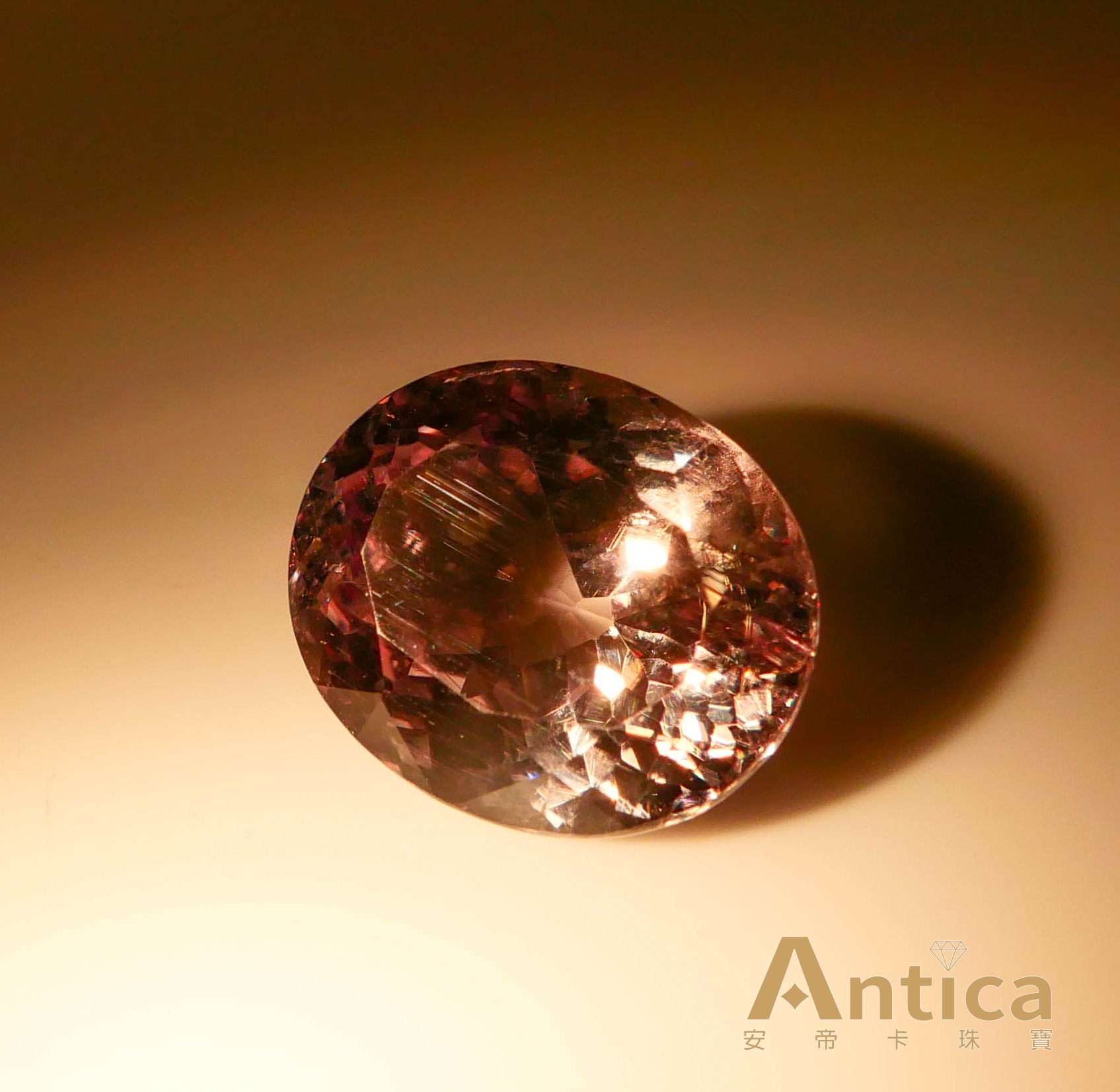 水铝石12.99克拉黃色綠色橢圓土耳其天然寶石Diaspore（經理推薦）安帝