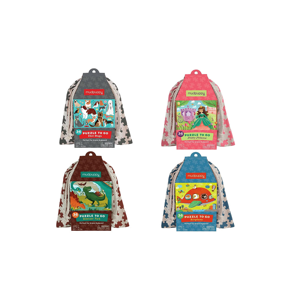 美國Mudpuppy  隨身拼圖  5款可選