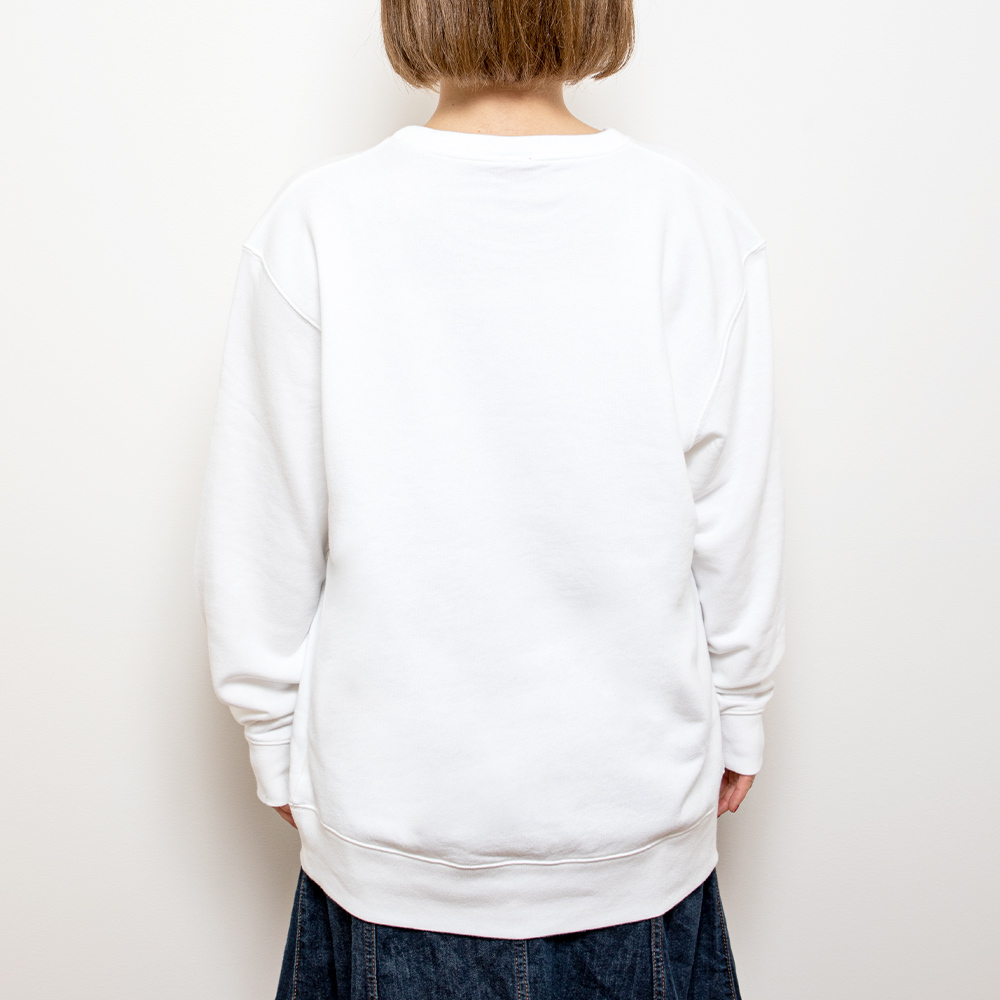 LOVE ME TENGA 休閒長袖上衣 白