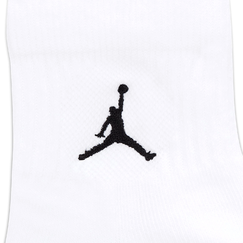 Nike U J ED Cush Poly Crew 3PR 144 白色 基本款 運動 透氣 短襪 DX965-510