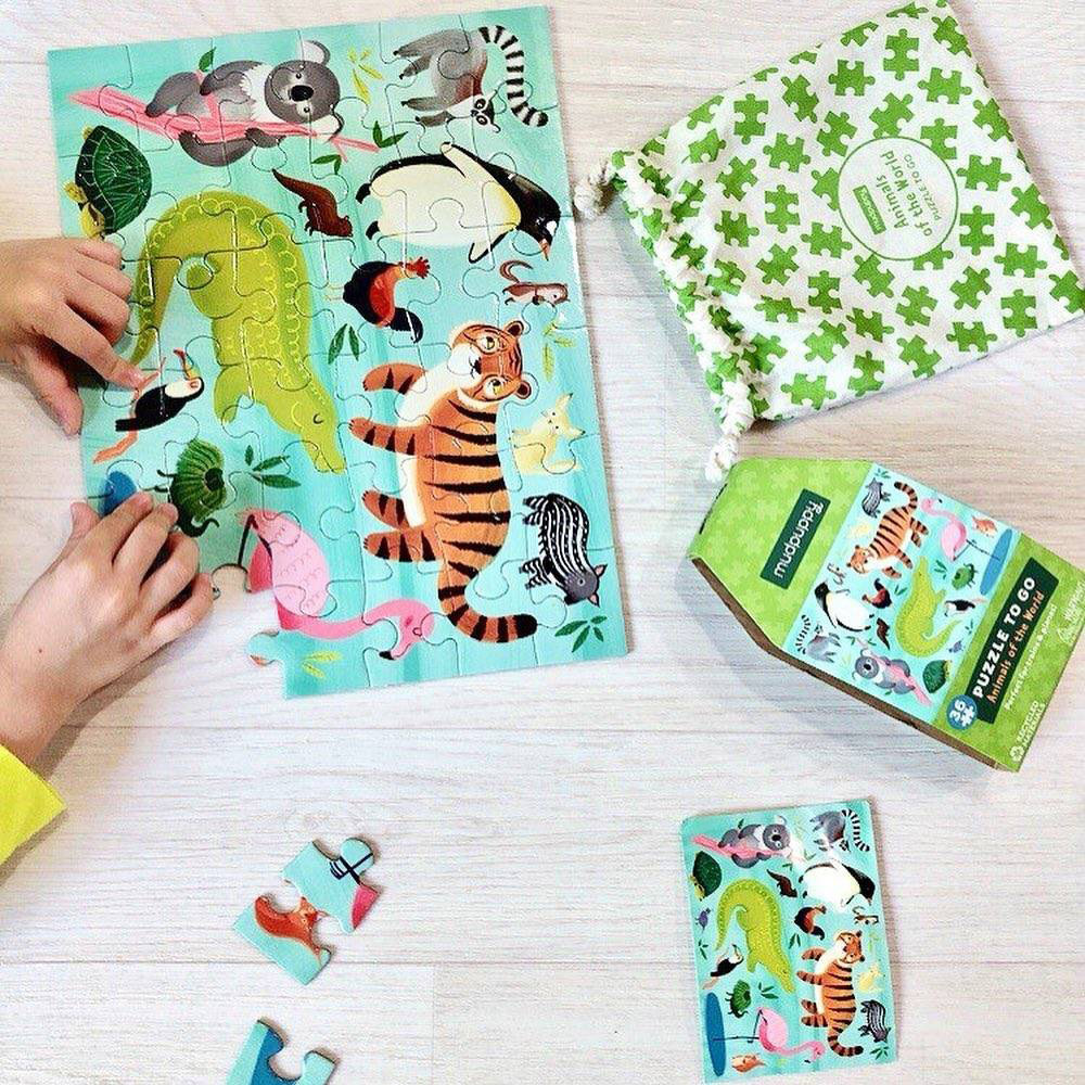 美國Mudpuppy  隨身拼圖  5款可選