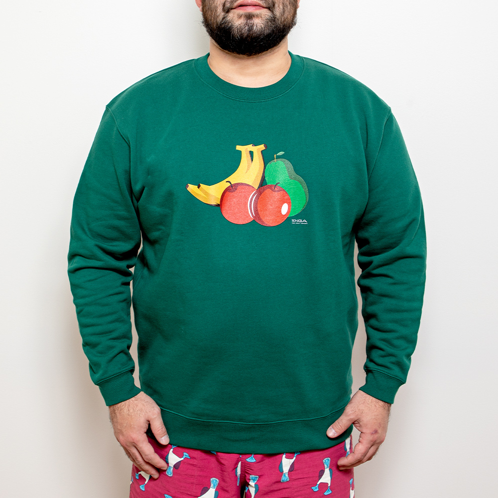 Fruits and TENGA 休閒長袖上衣 綠