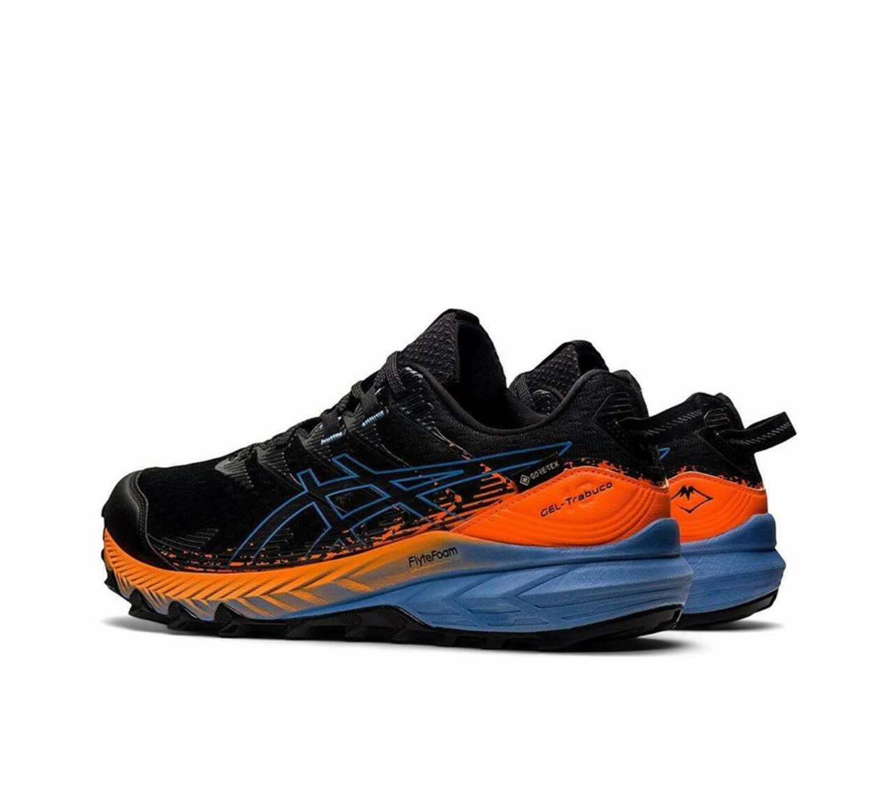 代購 Asics Gel-Trabuco 10 GTX 舒適耐磨 跑步鞋 黑橙  MAR-