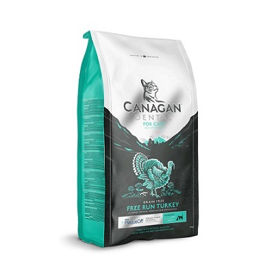 Canagan 無穀物 貓用火雞健齒配方(綠色) 1.5kg ／4kg