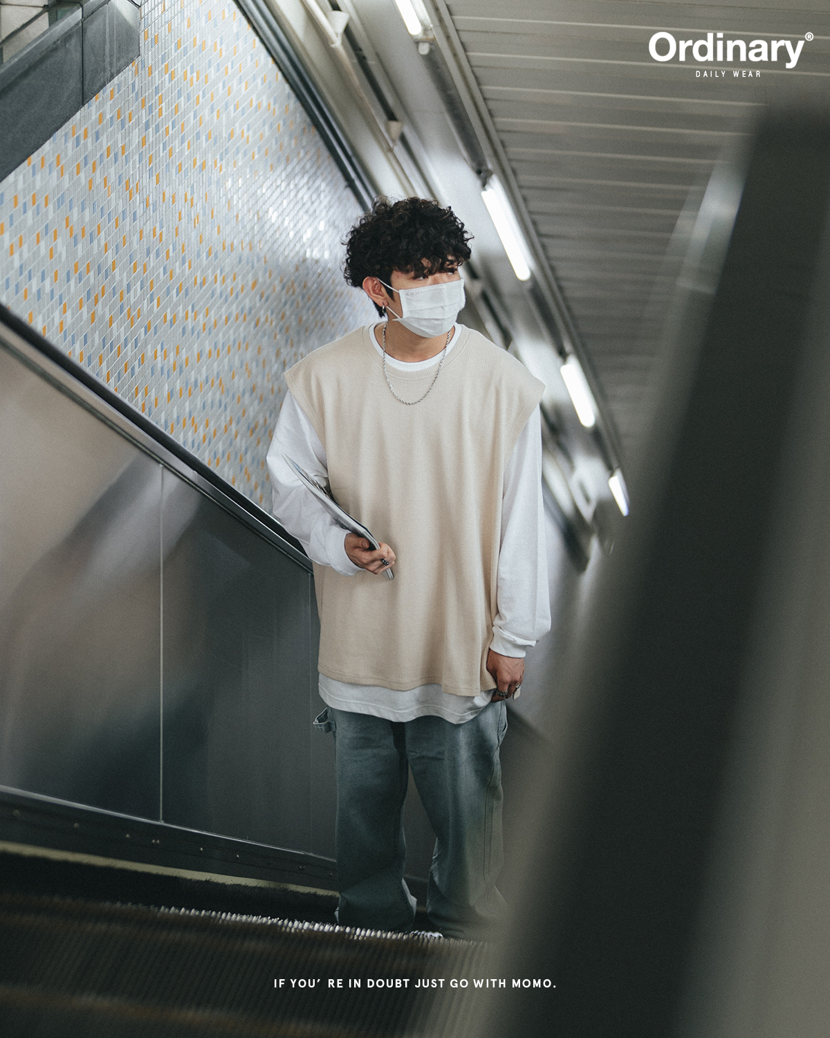 ORDINARY WAFFLE VEST 多層次華夫格背心