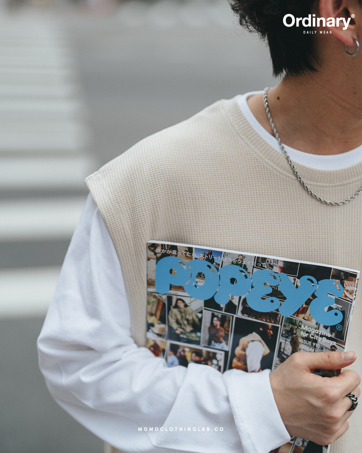 ORDINARY WAFFLE VEST 多層次華夫格背心