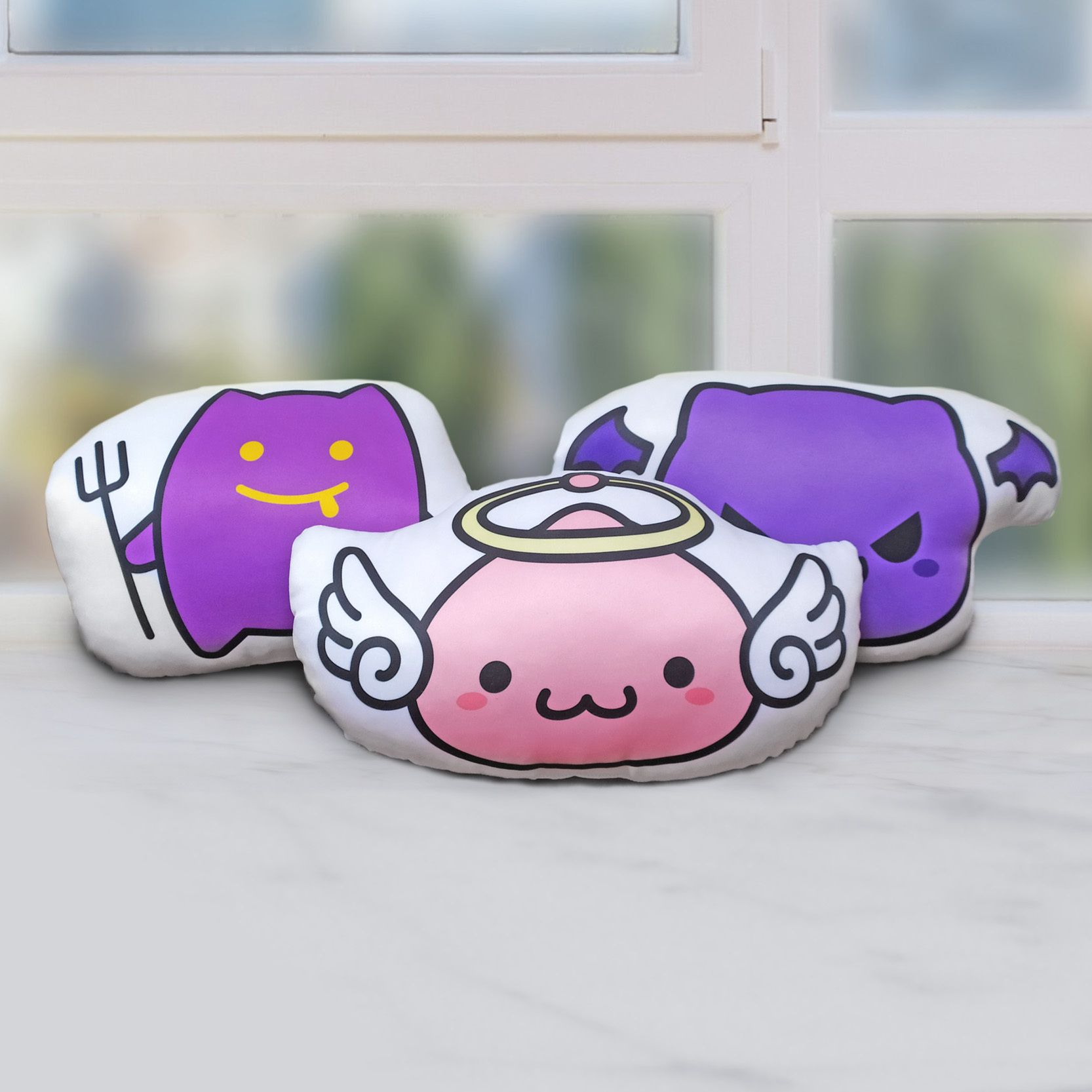 《RO仙境傳說》造型抱枕（天使波利/惡魔波利/小惡魔）