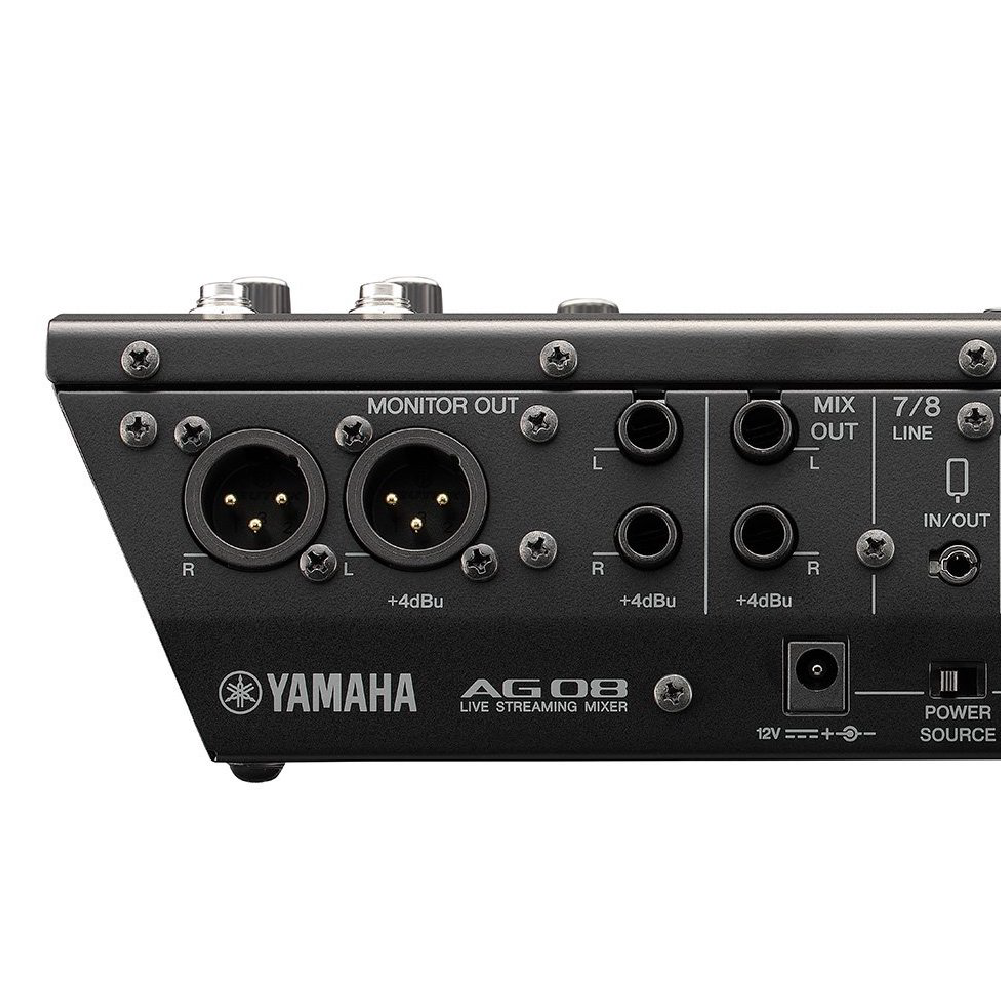 Yamaha Yamaha / AG08 8軌混音機 / USB-C錄音介面(iOS可用)(2色) 第 3 張圖片｜三峽錄音 / 音響