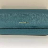 [S] COCCINELLE E29NA114680B41TU LONG TRI FOLD WALLET,INDIGO, 8059978504135 (SCC34)