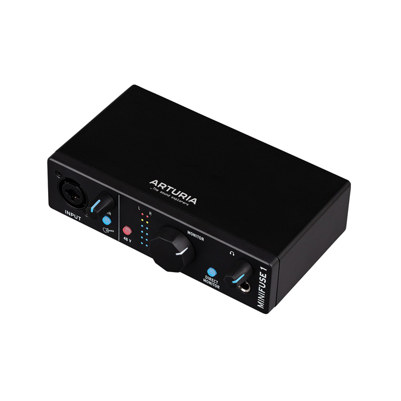 Arturia MiniFuse 1 USB 錄音介面 黑