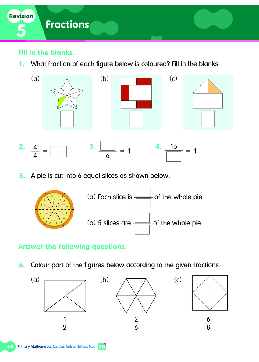 【多買多折】Primary Mathematics:Exercise,Revision & Mock Exam 3B