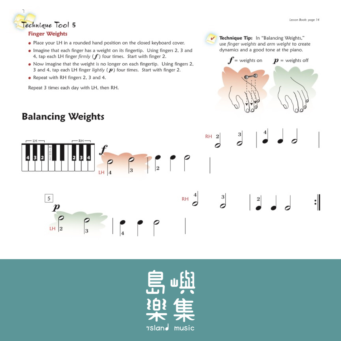 Alfred's Premier Piano Course Technique 1A