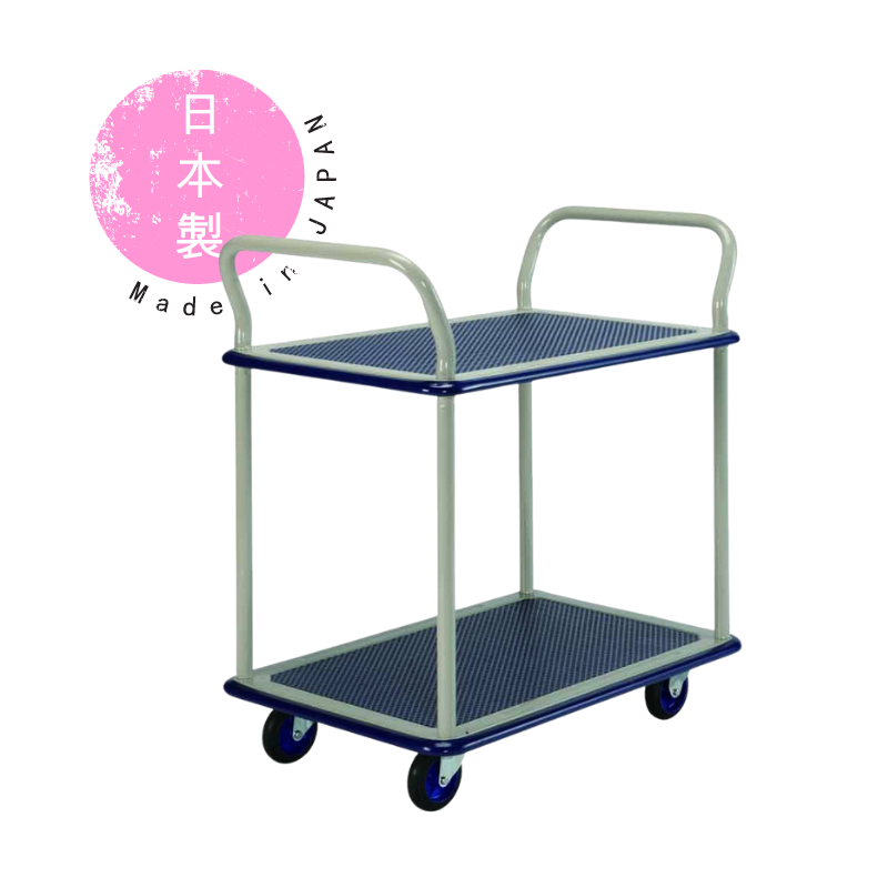 [免費送貨] Prestar NB-104 雙層鐵板手推車 (740 x 480mm)【日本製】