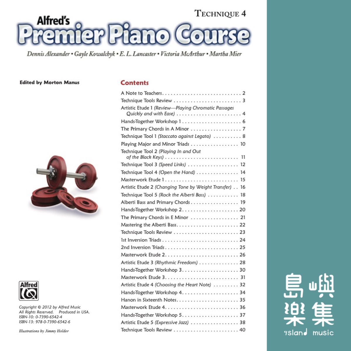 Alfred's Premier Piano Course Technique 4