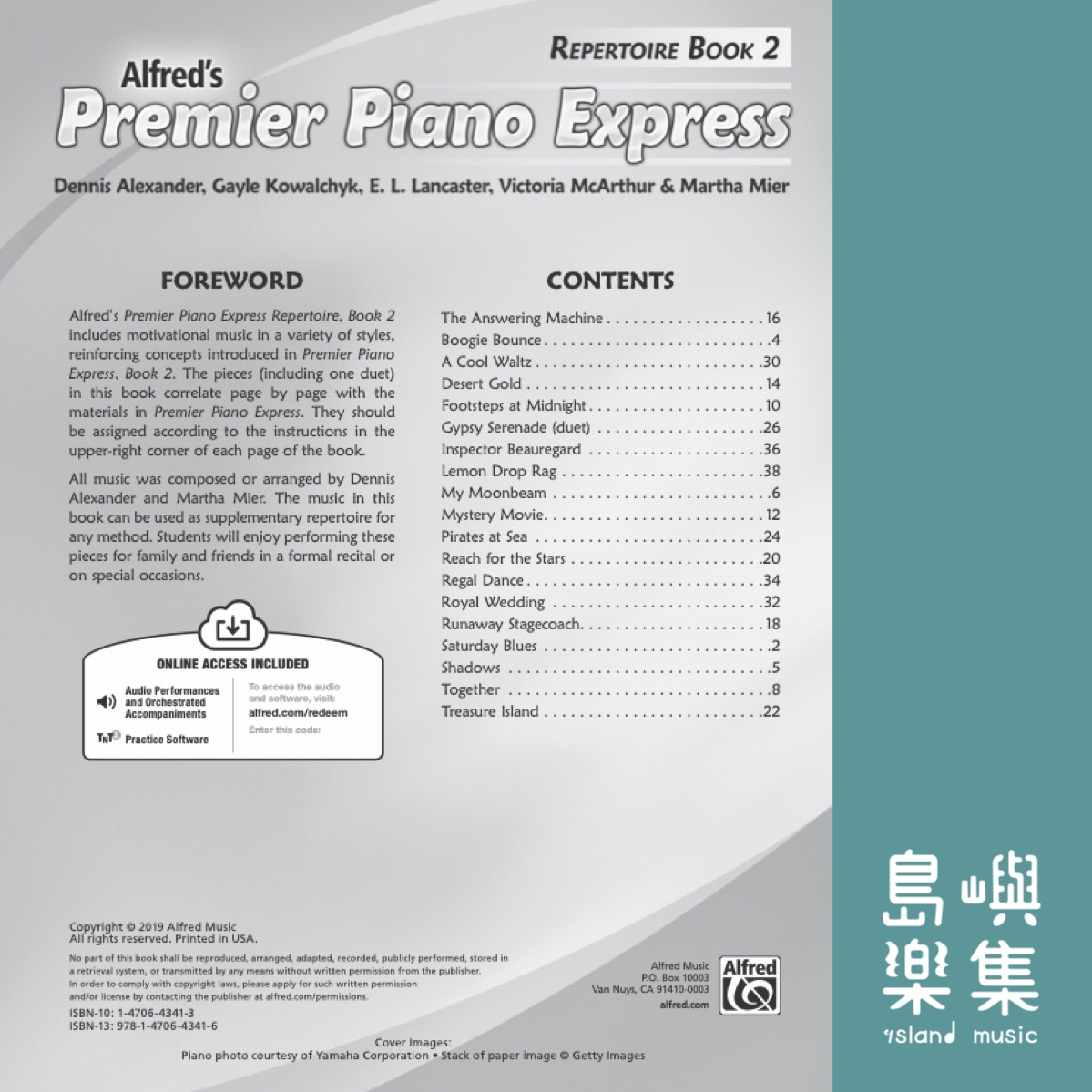 Alfred's Premier Piano Express Repertoire Book 2