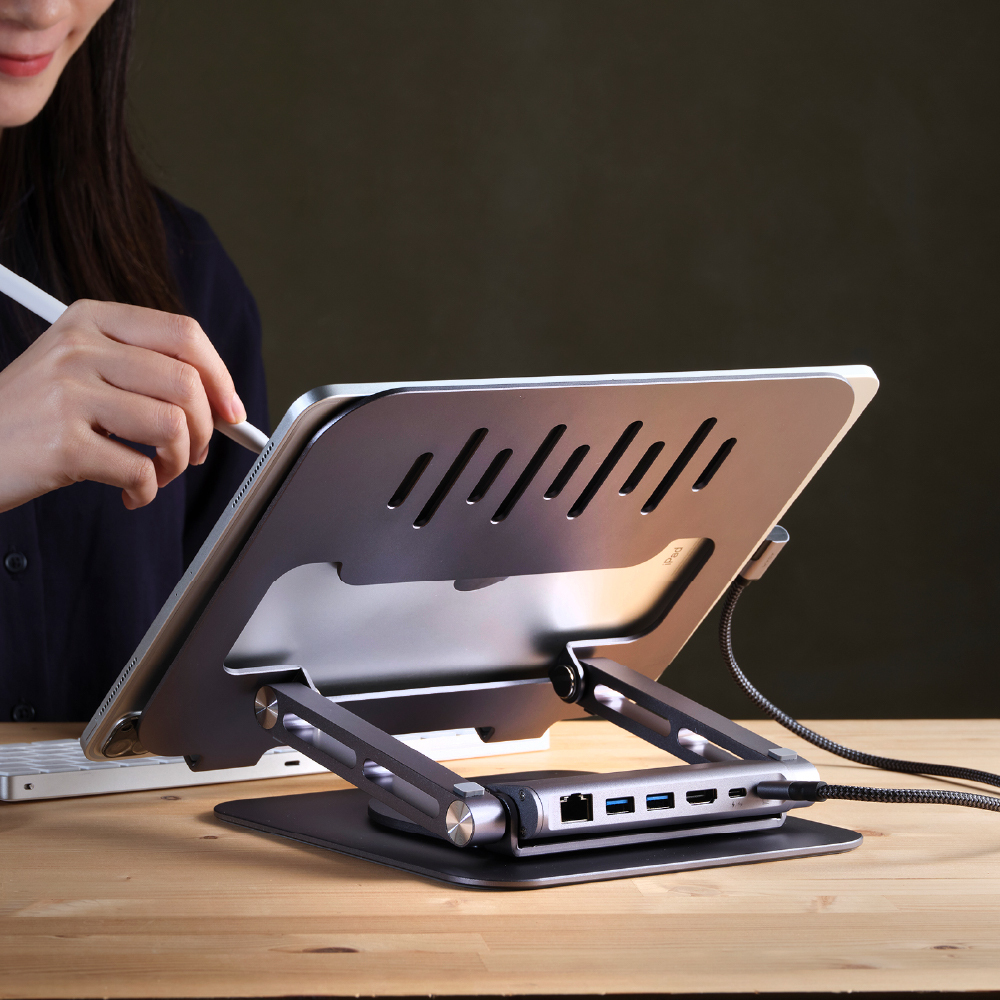 Hub Stand Pro USB-C 6-in-1 Laptop Stand Hub
