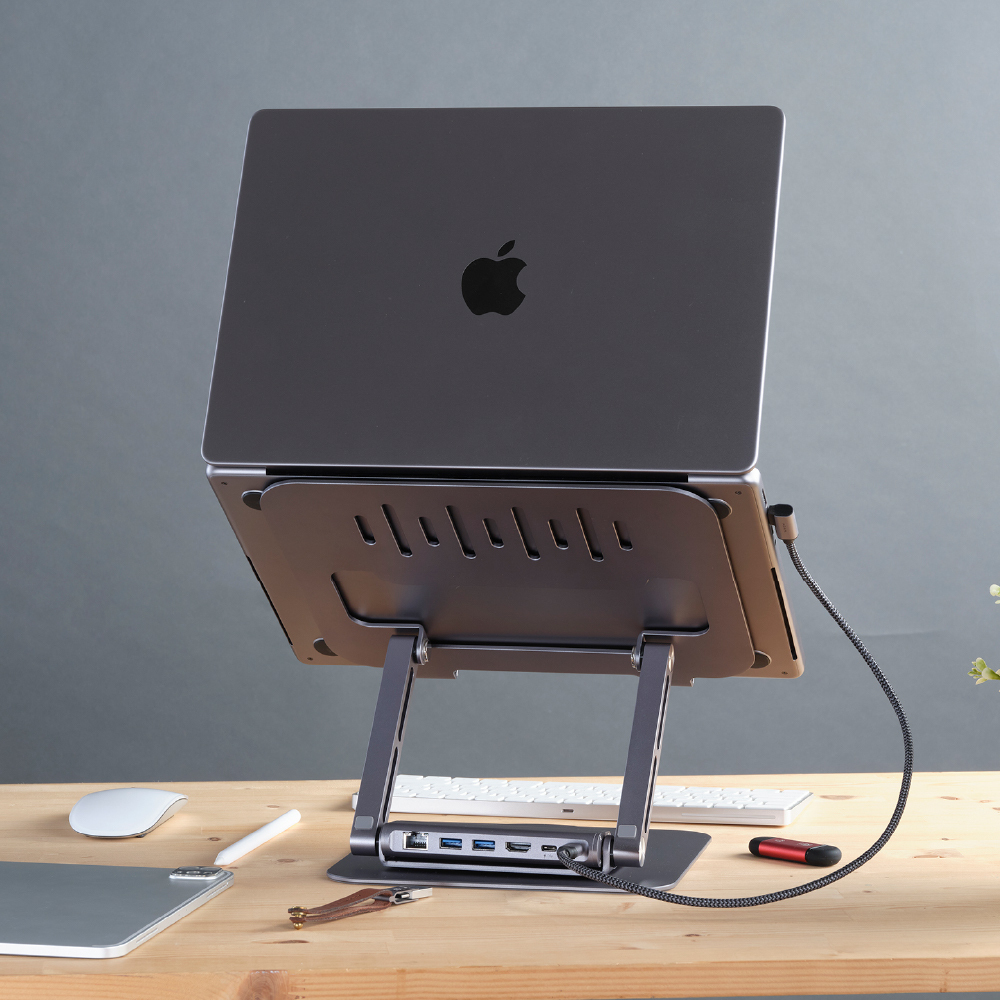 Hub Stand Pro USB-C 6-in-1 Laptop Stand Hub