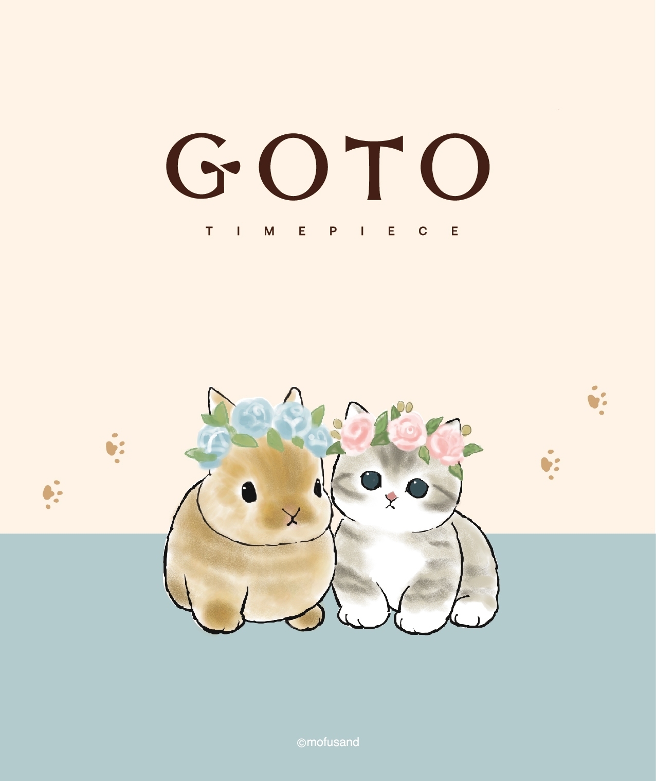 【GOTO】貓福珊迪聯名錶款-花圈兔兔米蘭帶款 GM3102L-44-1R1 36mm 現代鐘錶