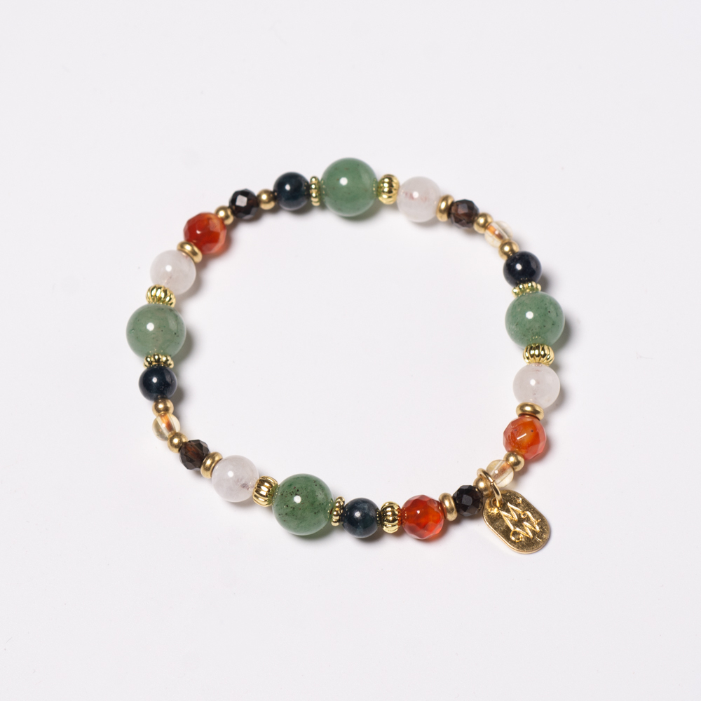 小精靈多比｜C1273東陵玉碧璽手鍊